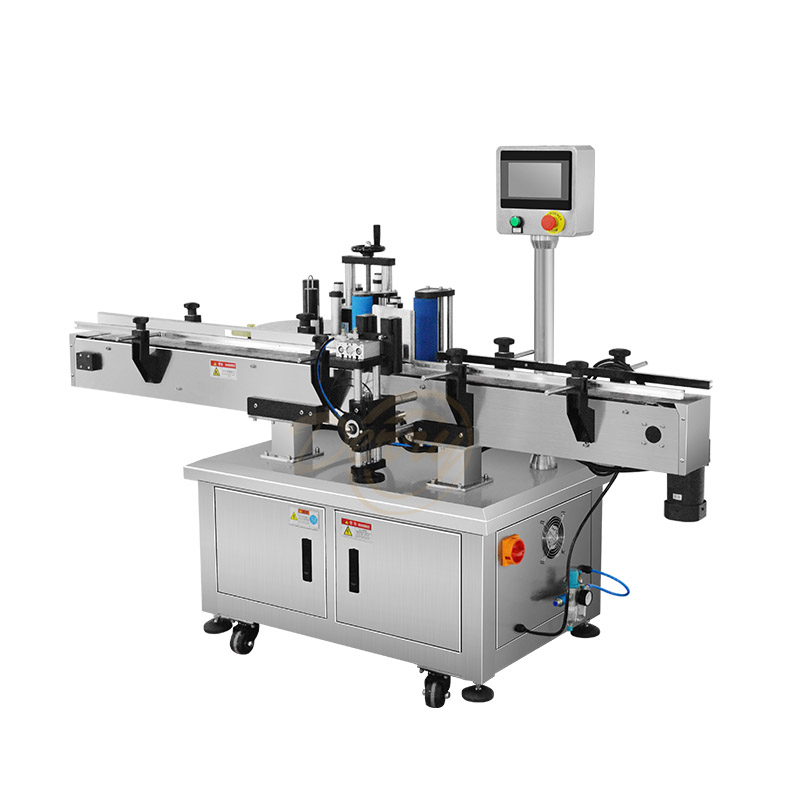 Round bottle labeling machine